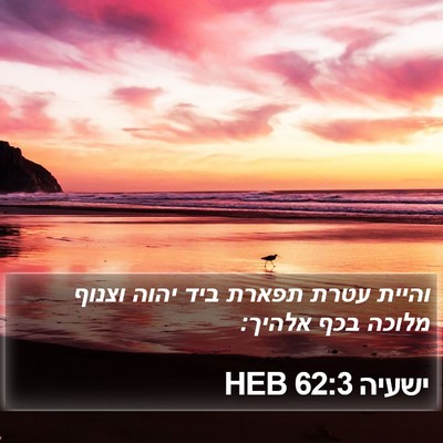 ישעיה 62:3 HEB Bible Verse Image