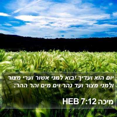מיכה 7:12 HEB Bible Verse Image