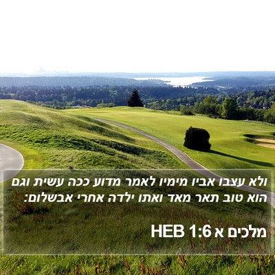 מלכים א 1:6 HEB Bible Verse Image