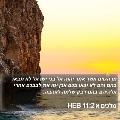 מלכים א 11:2 HEB Bible Verse Image