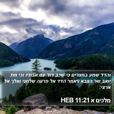 מלכים א 11:21 HEB Bible Verse Image
