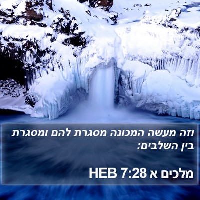 מלכים א 7:28 HEB Bible Verse Image