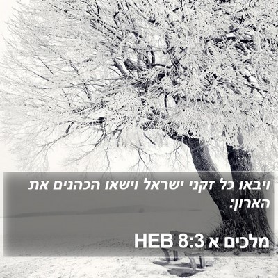 מלכים א 8:3 HEB Bible Verse Image
