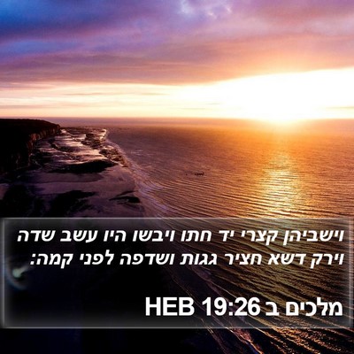 מלכים ב 19:26 HEB Bible Verse Image