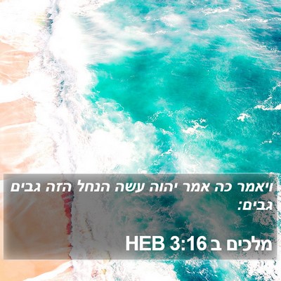 מלכים ב 3:16 HEB Bible Verse Image