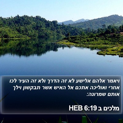 מלכים ב 6:19 HEB Bible Verse Image