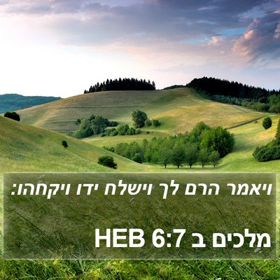 מלכים ב 6:7 HEB Bible Verse Image