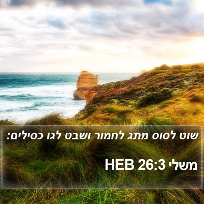 משלי 26:3 HEB Bible Verse Image
