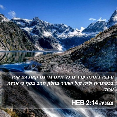 צפניה 2:14 HEB Bible Verse Image