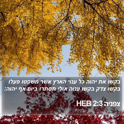 צפניה 2:3 HEB Bible Verse Image