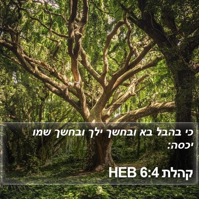 קהלת 6:4 HEB Bible Verse Image