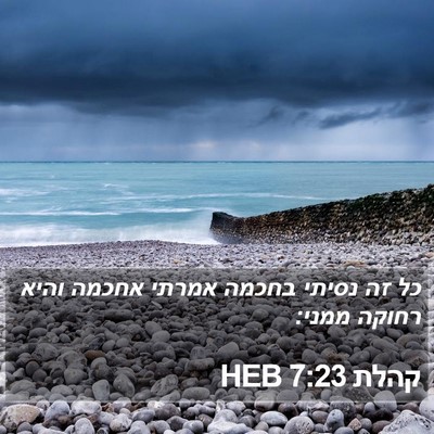 קהלת 7:23 HEB Bible Verse Image