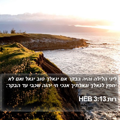 רות 3:13 HEB Bible Verse Image