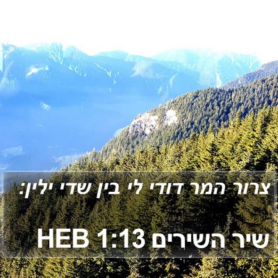 שיר השירים 1:13 HEB Bible Verse Image