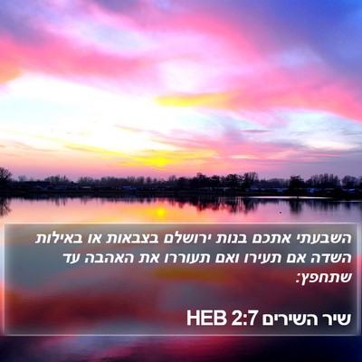 שיר השירים 2:7 HEB Bible Verse Image