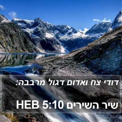 שיר השירים 5:10 HEB Bible Verse Image