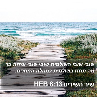 שיר השירים 6:13 HEB Bible Verse Image