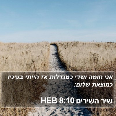 שיר השירים 8:10 HEB Bible Verse Image