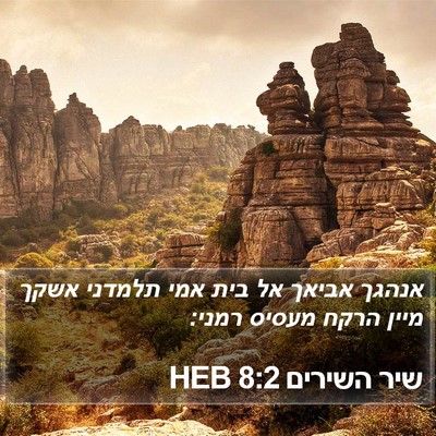 שיר השירים 8:2 HEB Bible Verse Image