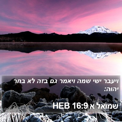 שמואל א 16:9 HEB Bible Verse Image