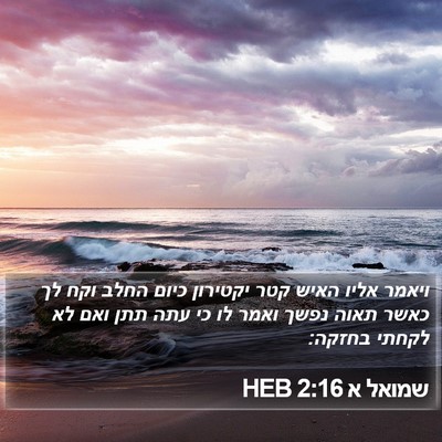 שמואל א 2:16 HEB Bible Verse Image