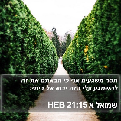 שמואל א 21:15 HEB Bible Verse Image