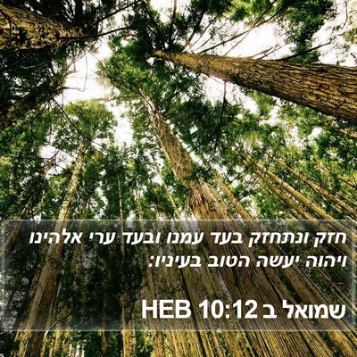 שמואל ב 10:12 HEB Bible Verse Image