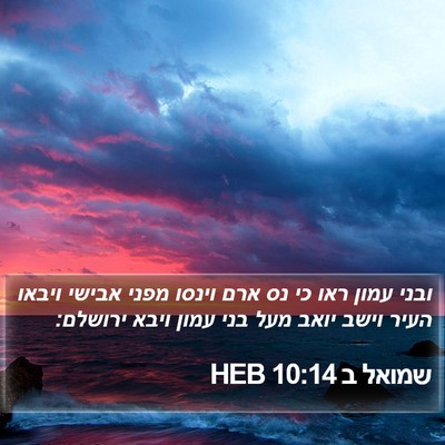 שמואל ב 10:14 HEB Bible Verse Image