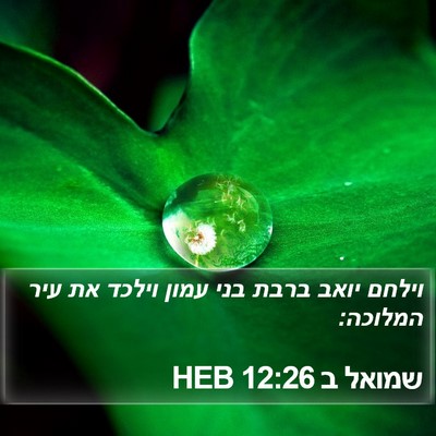 שמואל ב 12:26 HEB Bible Verse Image