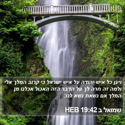 שמואל ב 19:42 HEB Bible Verse Image
