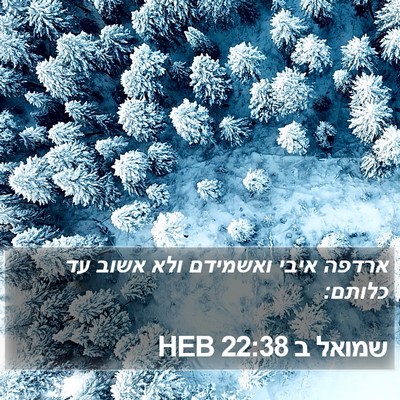 שמואל ב 22:38 HEB Bible Verse Image