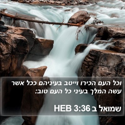 שמואל ב 3:36 HEB Bible Verse Image