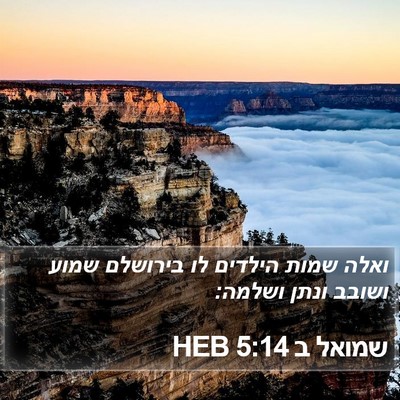 שמואל ב 5:14 HEB Bible Verse Image