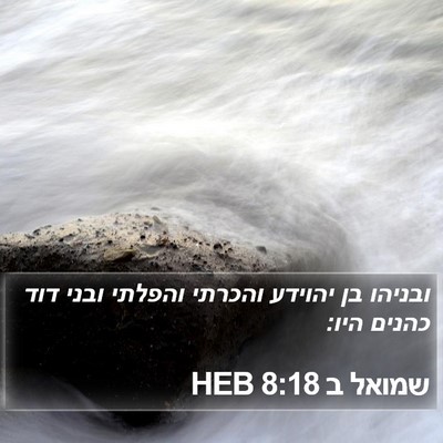 שמואל ב 8:18 HEB Bible Verse Image
