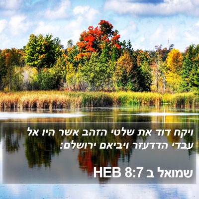 שמואל ב 8:7 HEB Bible Verse Image