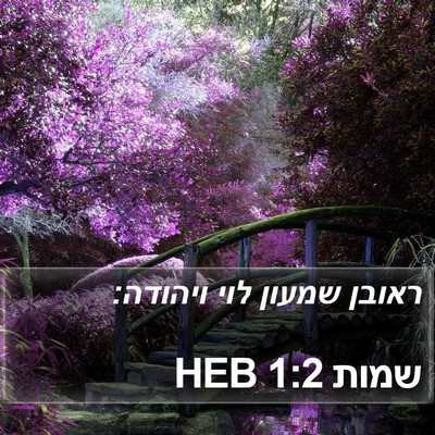 שמות 1:2 HEB Bible Verse Image