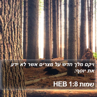 שמות 1:8 HEB Bible Verse Image