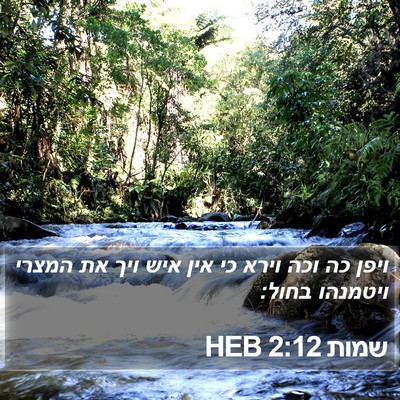 שמות 2:12 HEB Bible Verse Image