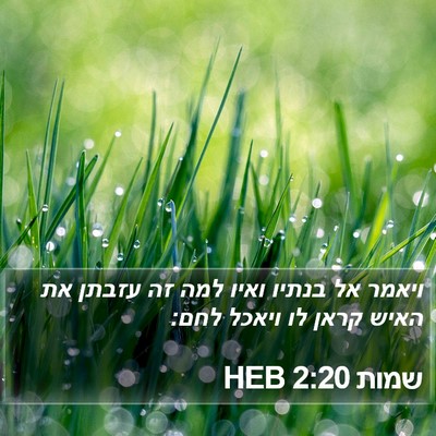 שמות 2:20 HEB Bible Verse Image