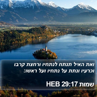שמות 29:17 HEB Bible Verse Image