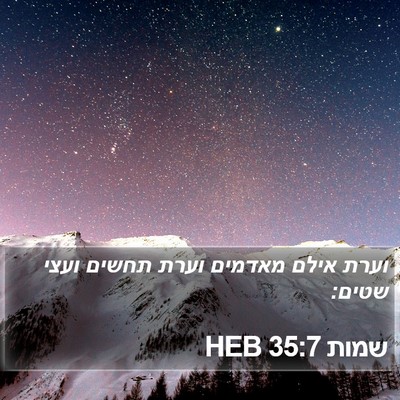 שמות 35:7 HEB Bible Verse Image