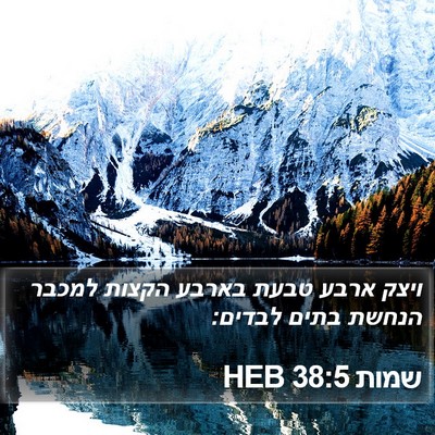 שמות 38:5 HEB Bible Verse Image