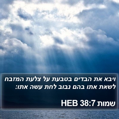שמות 38:7 HEB Bible Verse Image