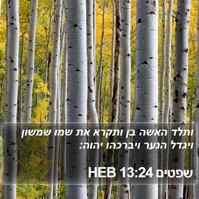 שפטים 13:24 HEB Bible Verse Image