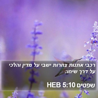 שפטים 5:10 HEB Bible Verse Image