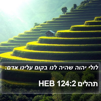 תהלים 124:2 HEB Bible Verse Image