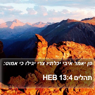 תהלים 13:4 HEB Bible Verse Image
