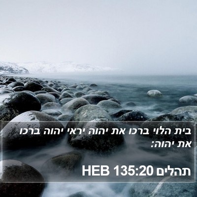 תהלים 135:20 HEB Bible Verse Image
