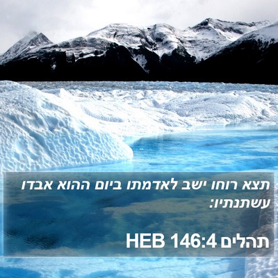 תהלים 146:4 HEB Bible Verse Image