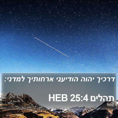 תהלים 25:4 HEB Bible Verse Image
